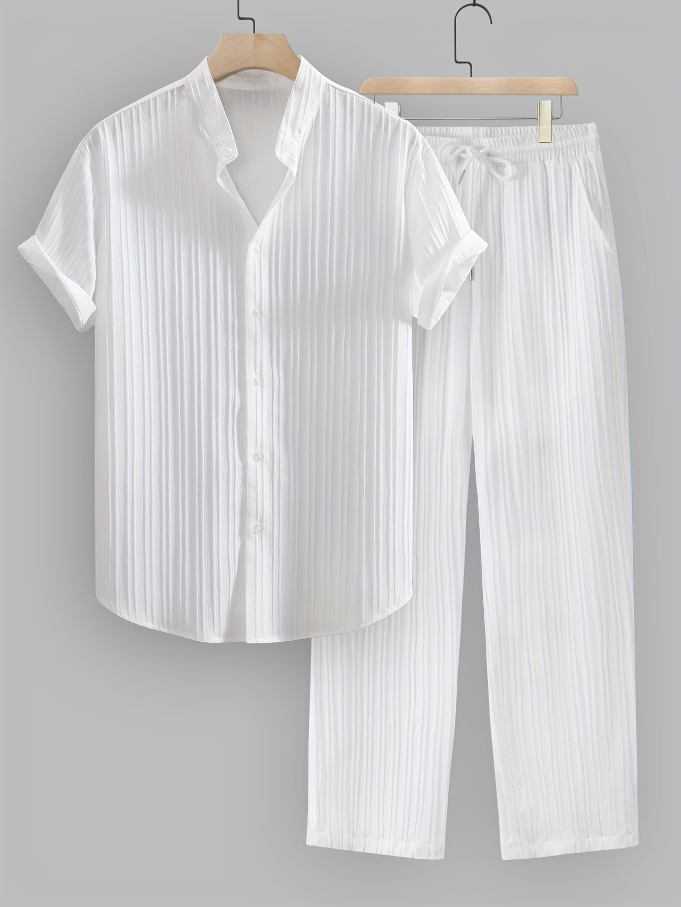 JAMES™ | Men's Ribbed Fabric Coordinated Set