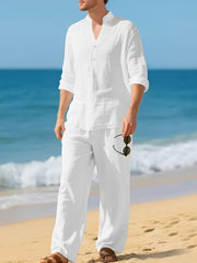 JAMES™ | Men's Woven Linen Co-ords