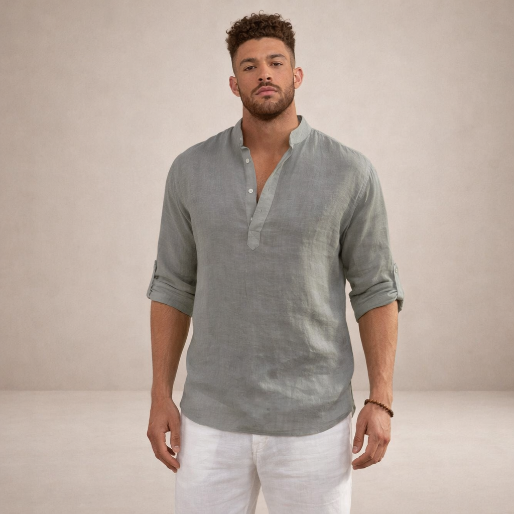 JAMES™ | Stand Collar Shirt
