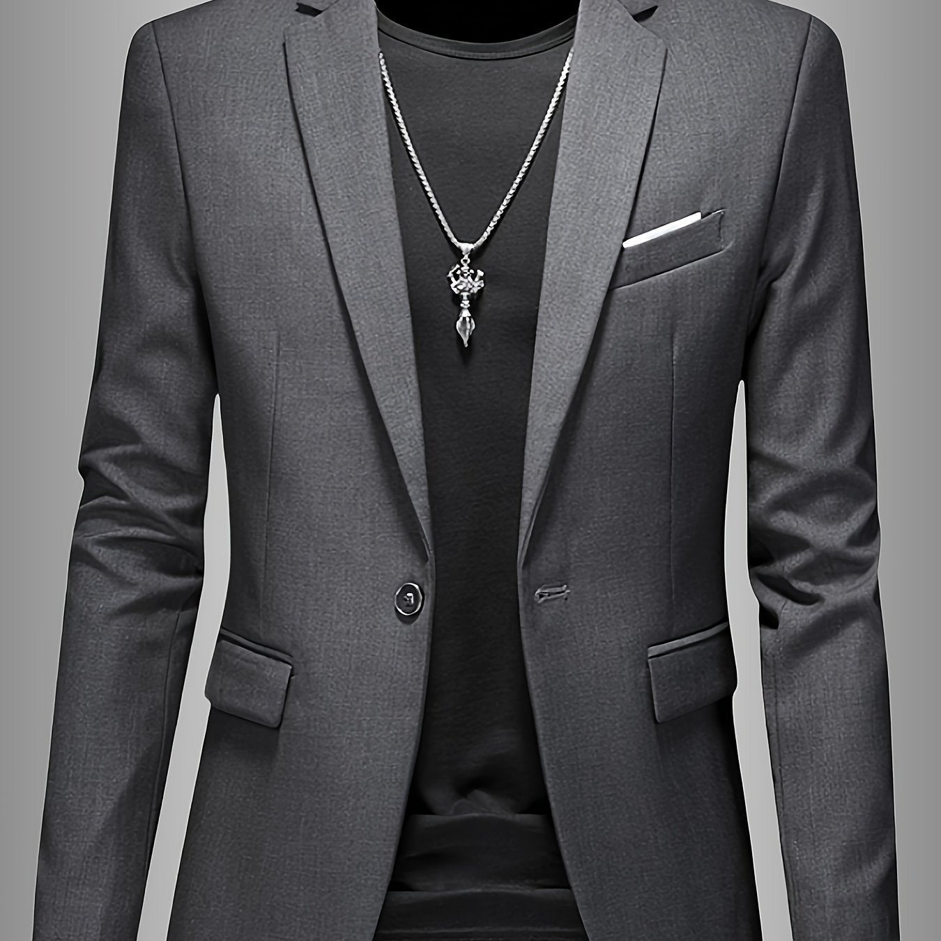 JAMES™ | Men's Skinny-Fit Woven Blazer