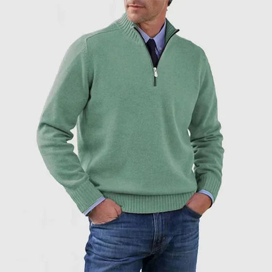 JAMES™ | CASUAL HALF-ZIP SWEATER