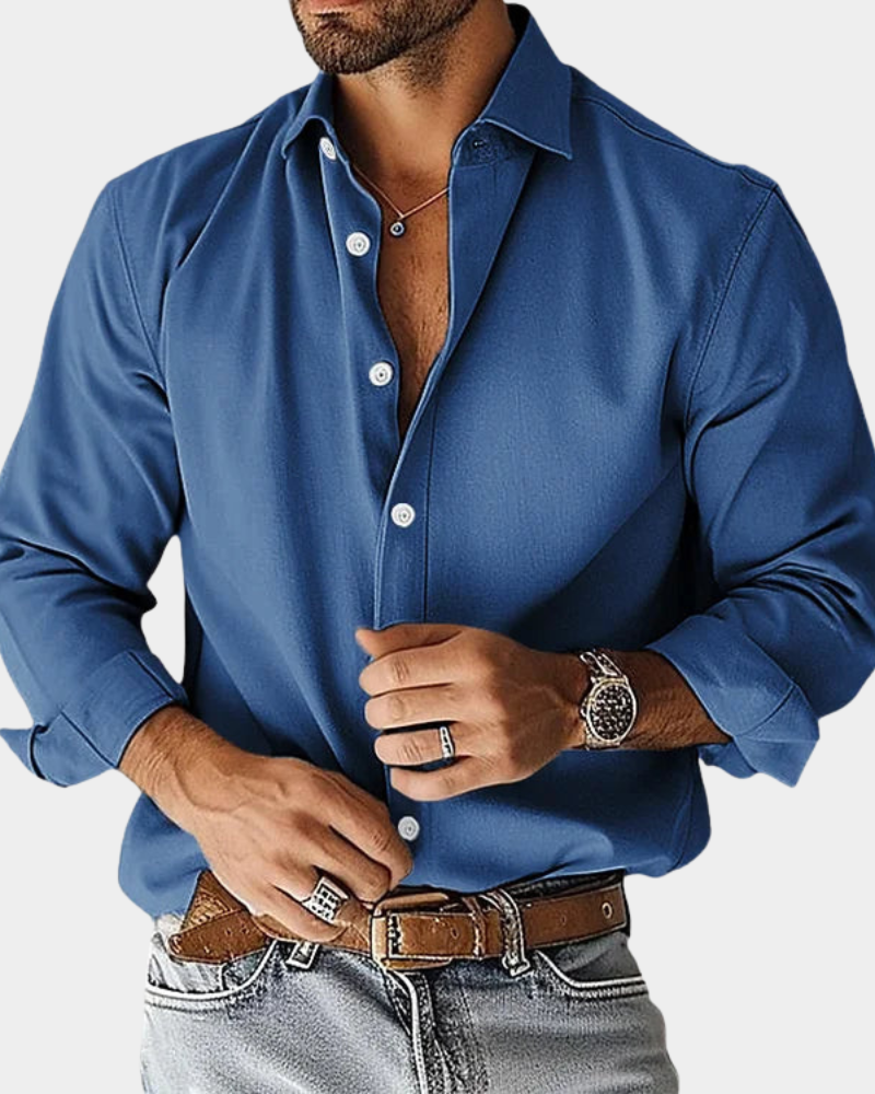 JAMES™ | SLIM FIT STRETCH BUTTONED SHIRT FOR MEN
