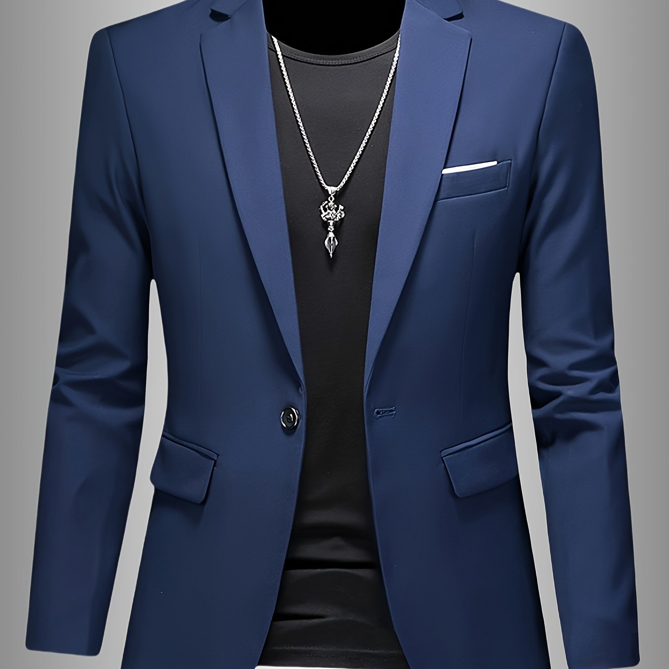JAMES™ | Men's Skinny-Fit Woven Blazer