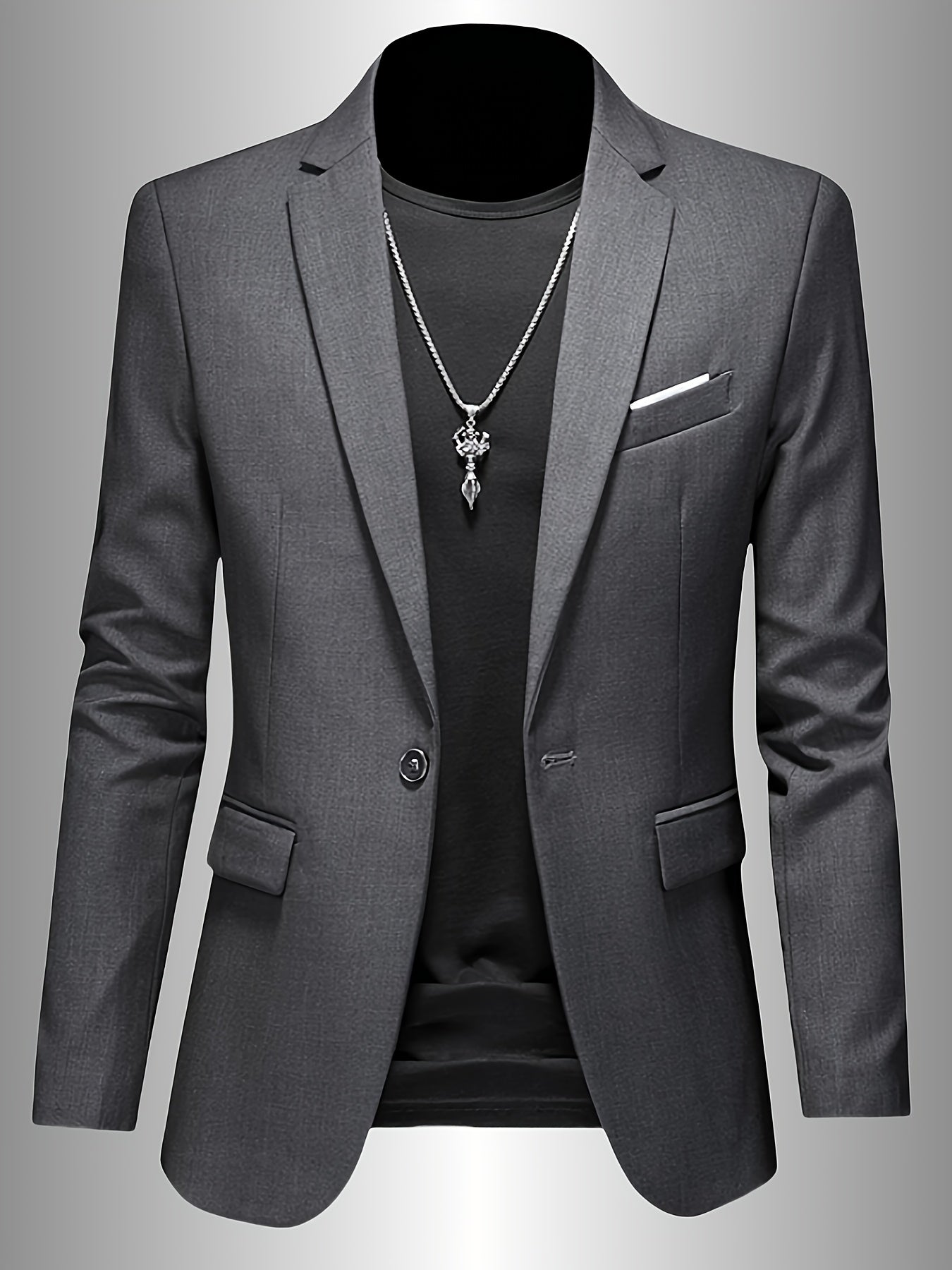 JAMES™ | Men's Skinny-Fit Woven Blazer