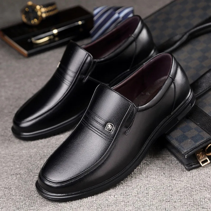 JAMES™ | Men's Semi-Gloss Leather Loafer