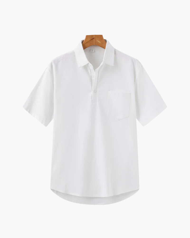 JAMES™ | Linen polo shirt