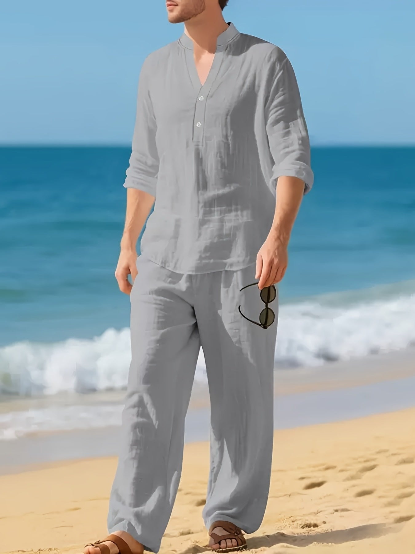 JAMES™ | Men's Woven Linen Co-ords