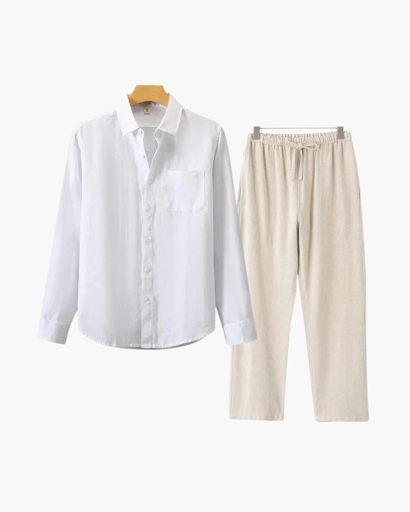 JAMES™ | LINEN COMBO (LONGSLEEVE)