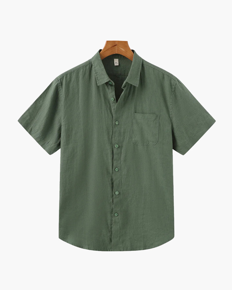 JAMES™ | Short-sleeve linen shirt