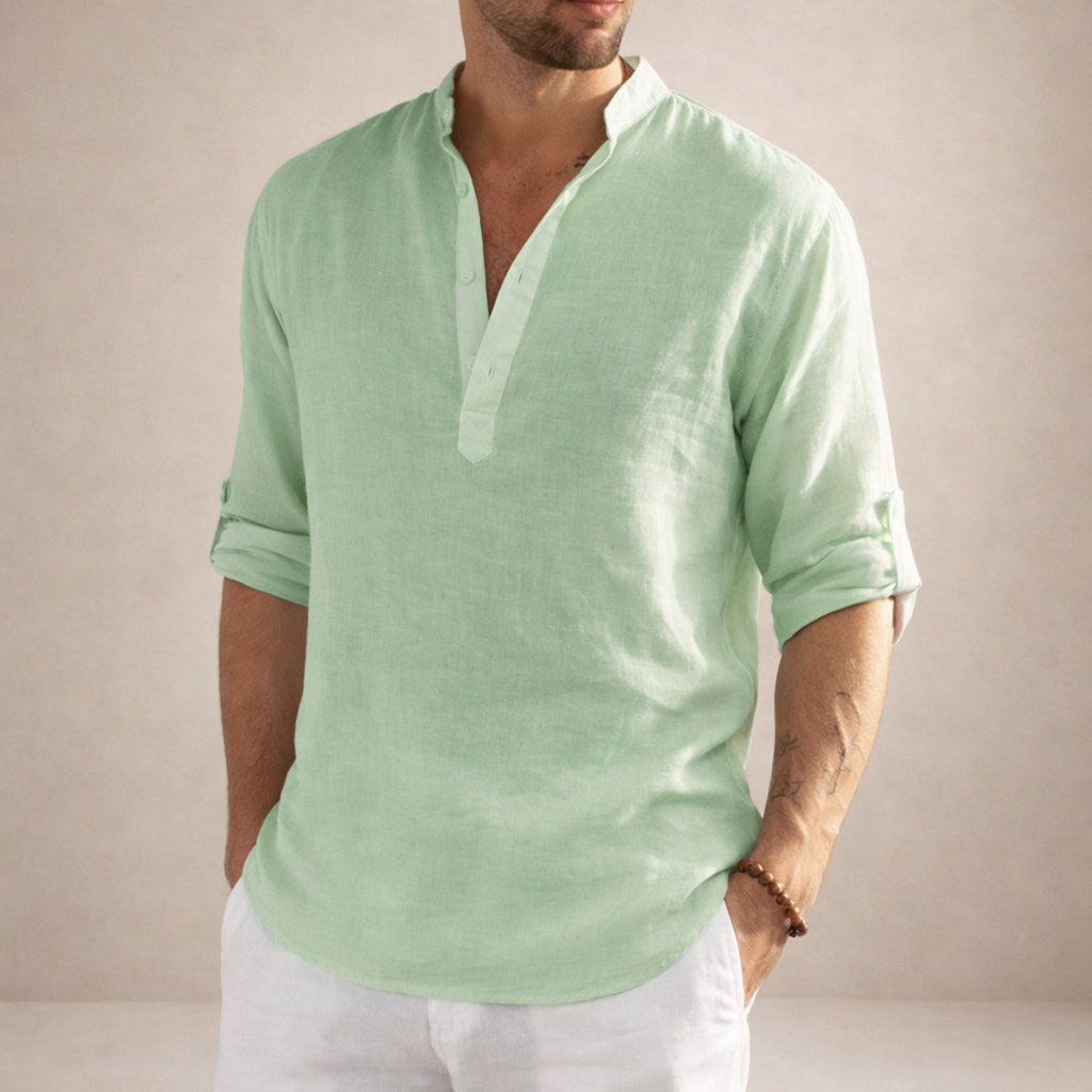 JAMES™ | Stand Collar Shirt