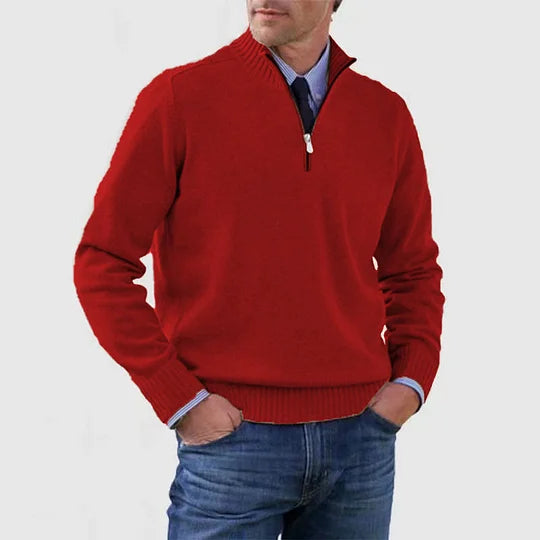 JAMES™ | CASUAL HALF-ZIP SWEATER