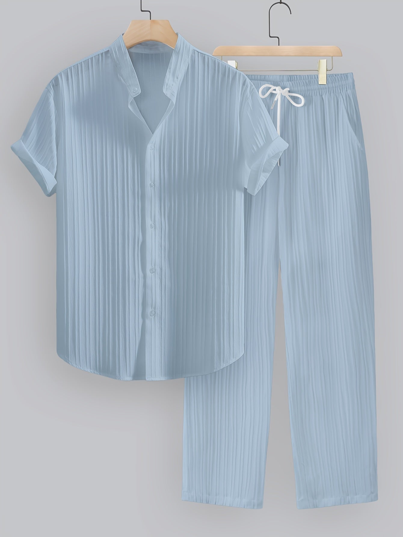 JAMES™ | Men's Ribbed Fabric Coordinated Set