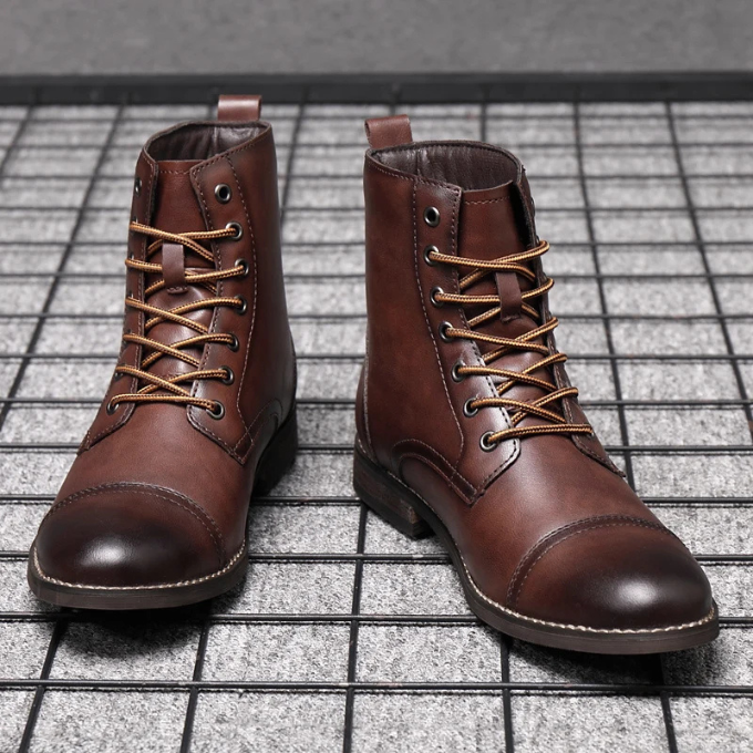 JAMES™ | Men's Burnished Leather City Boot