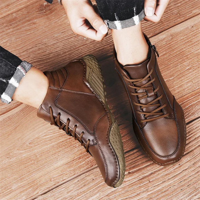 JAMES™ | MENS LEATHER ANKLE BOOTS