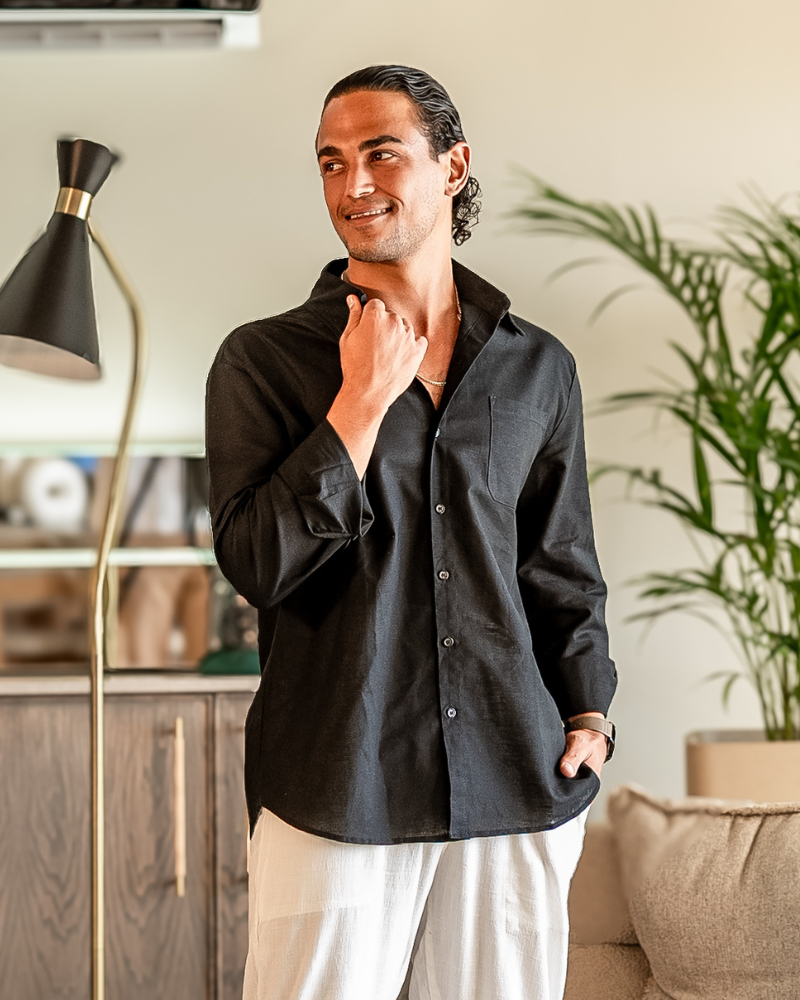JAMES™ | Monochrome linen set
