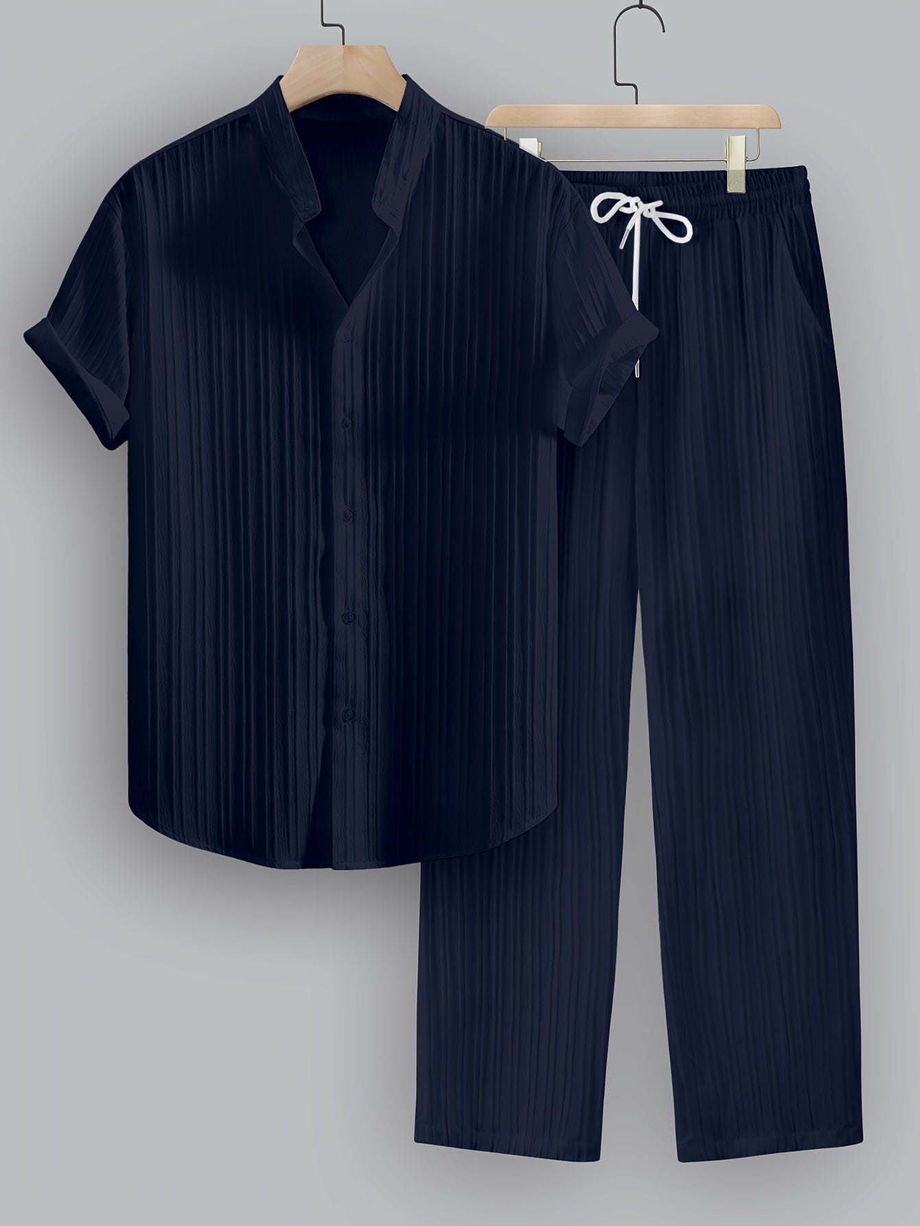 JAMES™ | Men's Ribbed Fabric Coordinated Set