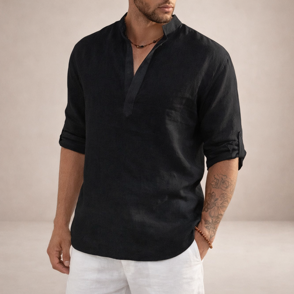JAMES™ | Stand Collar Shirt