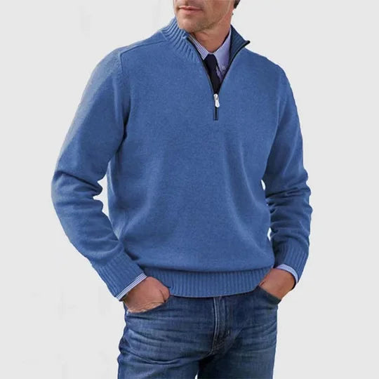 JAMES™ | CASUAL HALF-ZIP SWEATER