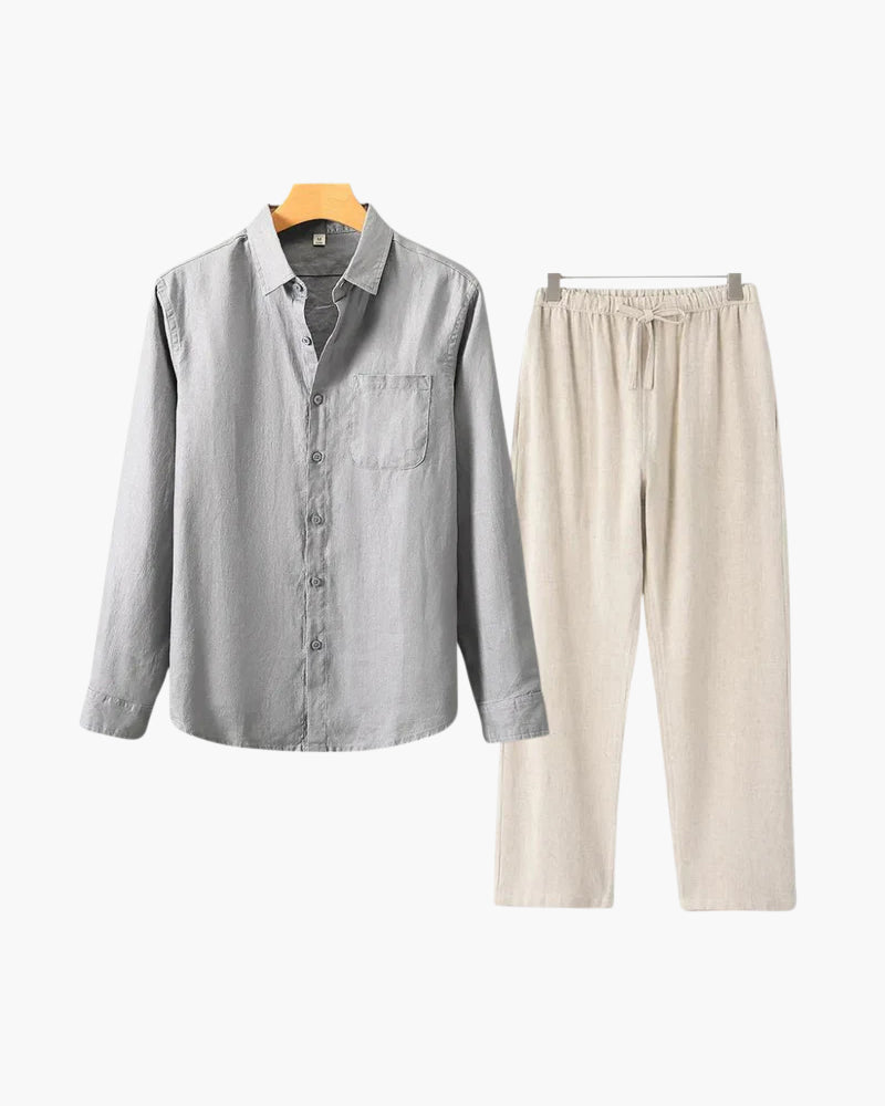 JAMES™ | LINEN COMBO (LONGSLEEVE)