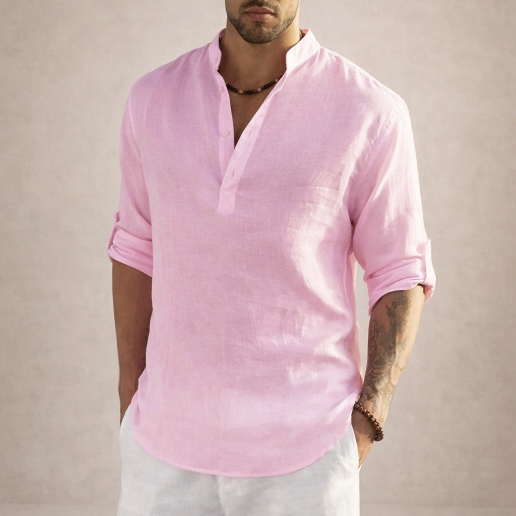 JAMES™ | Stand Collar Shirt