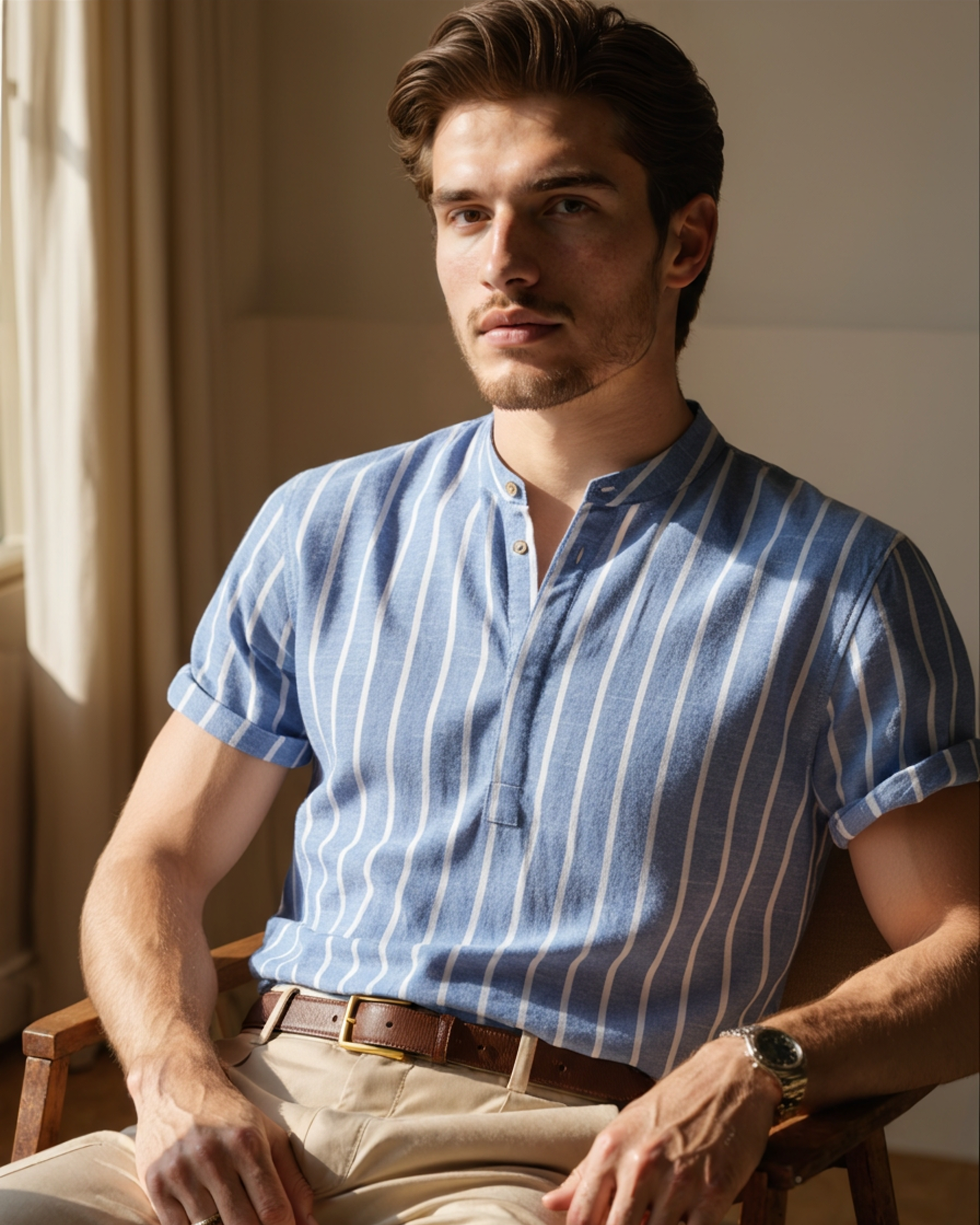 JAMES™ | Organic Cotton Sailor Polo