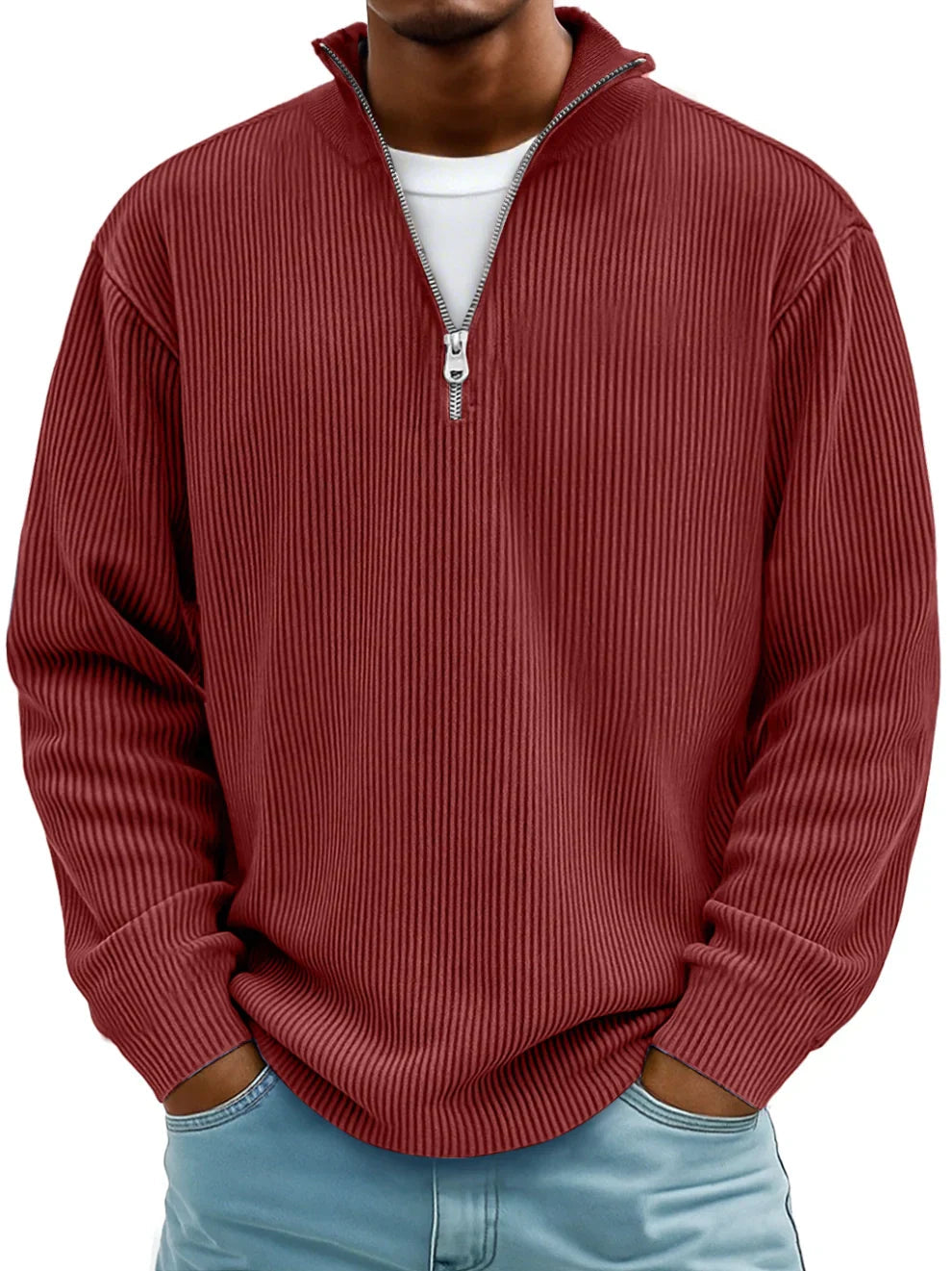 JAMES™ | HALF ZIP SWEATER