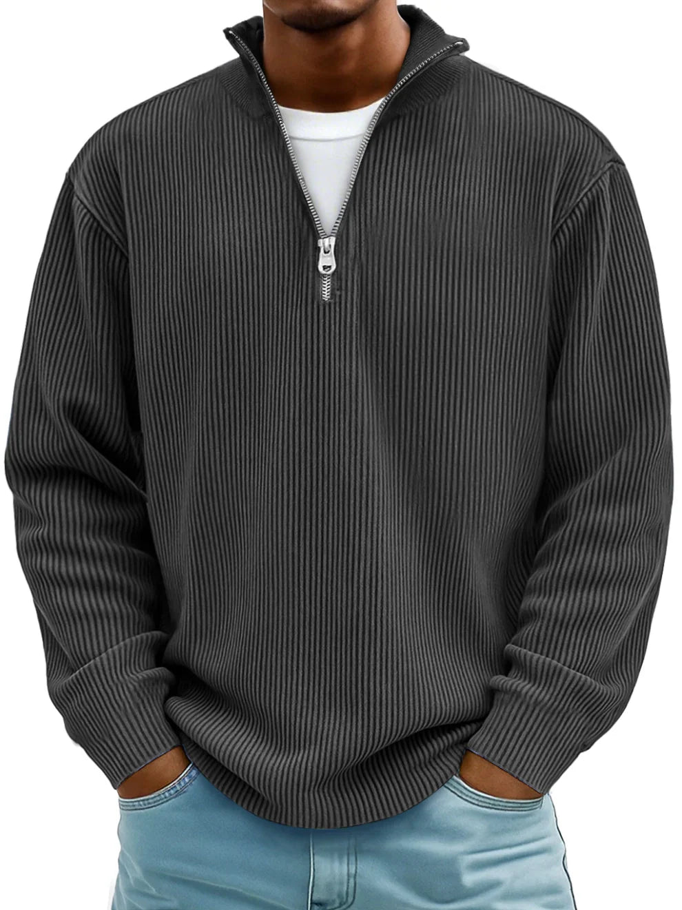 JAMES™ | HALF ZIP SWEATER
