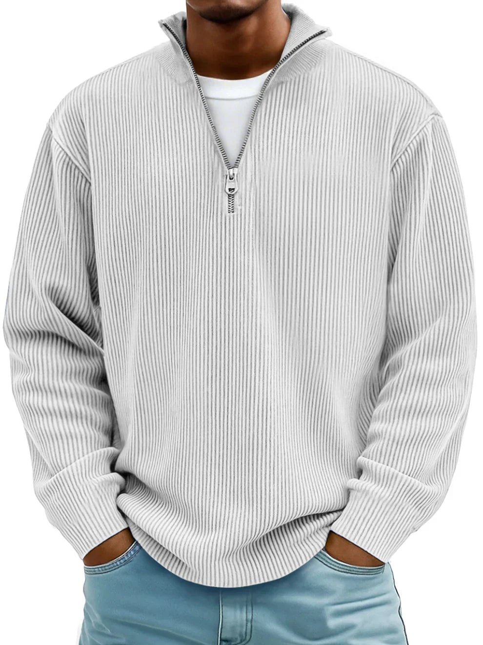 JAMES™ | HALF ZIP SWEATER
