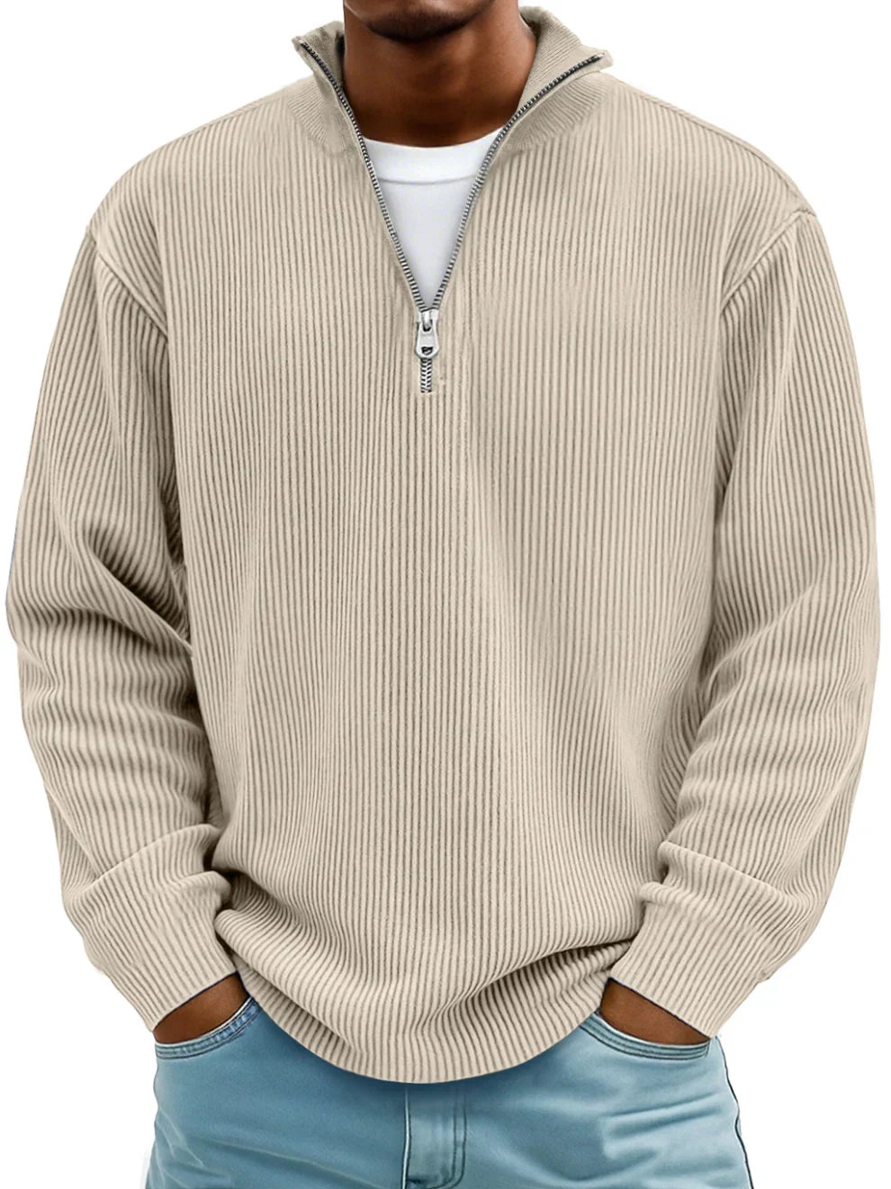 JAMES™ | HALF ZIP SWEATER