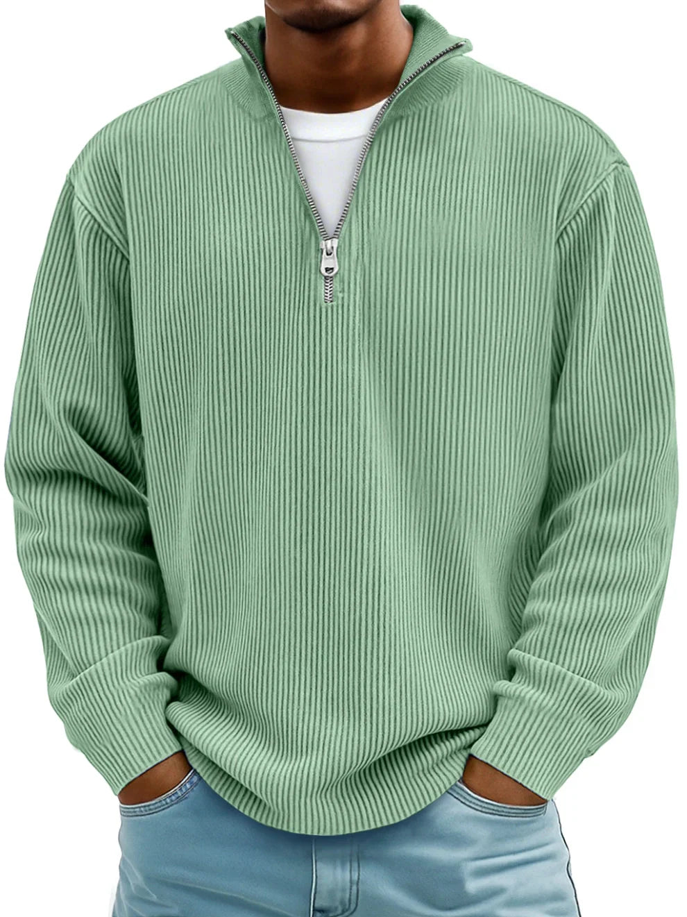 JAMES™ | HALF ZIP SWEATER