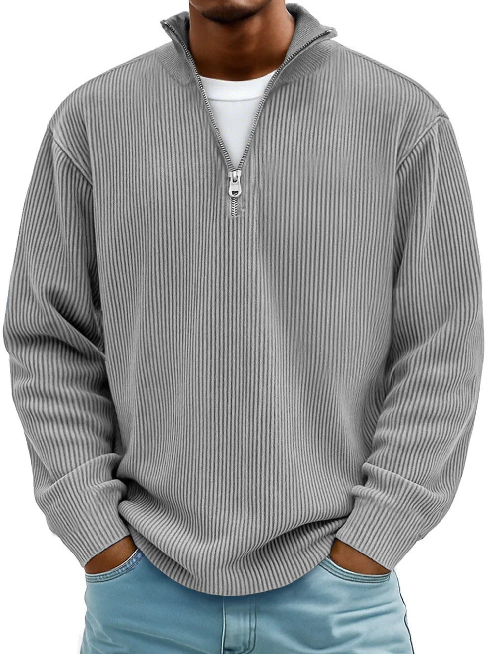 JAMES™ | HALF ZIP SWEATER
