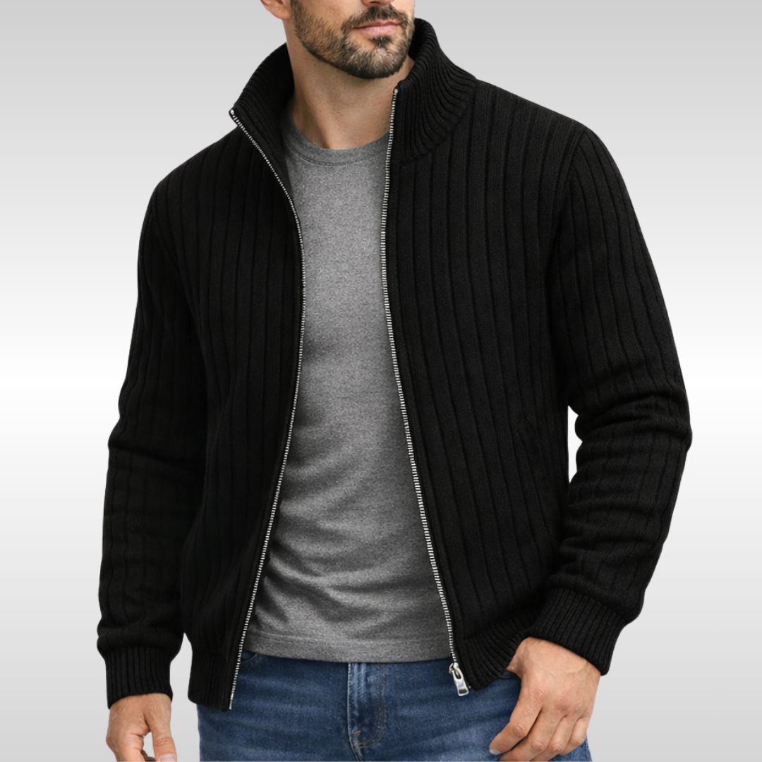 JAMES | ELEGANT ZIP CARDIGAN