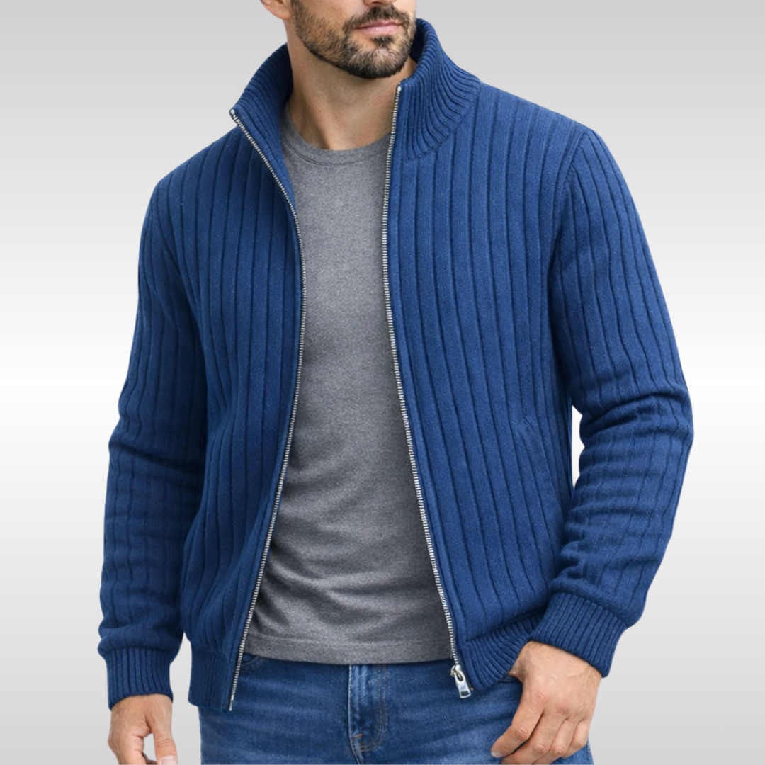 JAMES | ELEGANT ZIP CARDIGAN