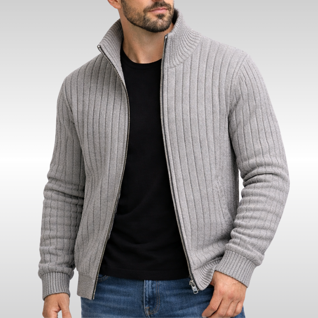 JAMES | ELEGANT ZIP CARDIGAN