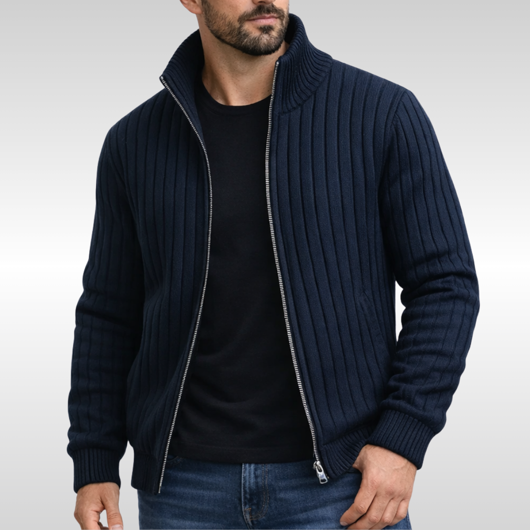 JAMES | ELEGANT ZIP CARDIGAN