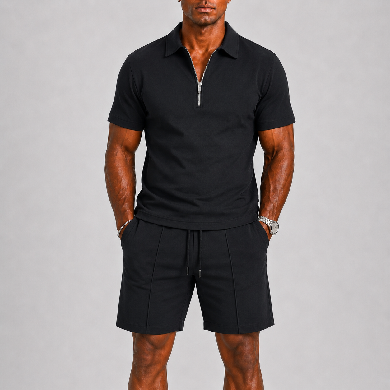 JAMES™ | Zip Polo Set