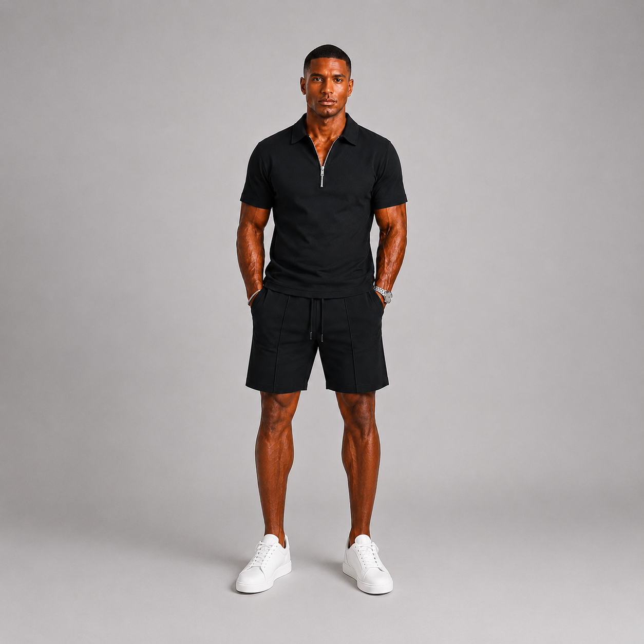 JAMES™ | Zip Polo Set