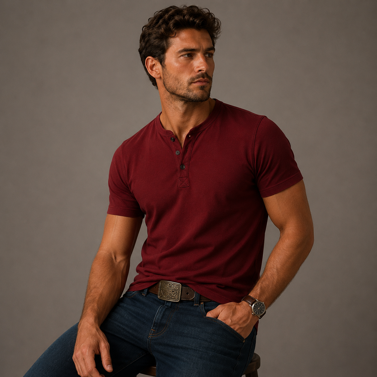 JAMES™ | Henley Polo