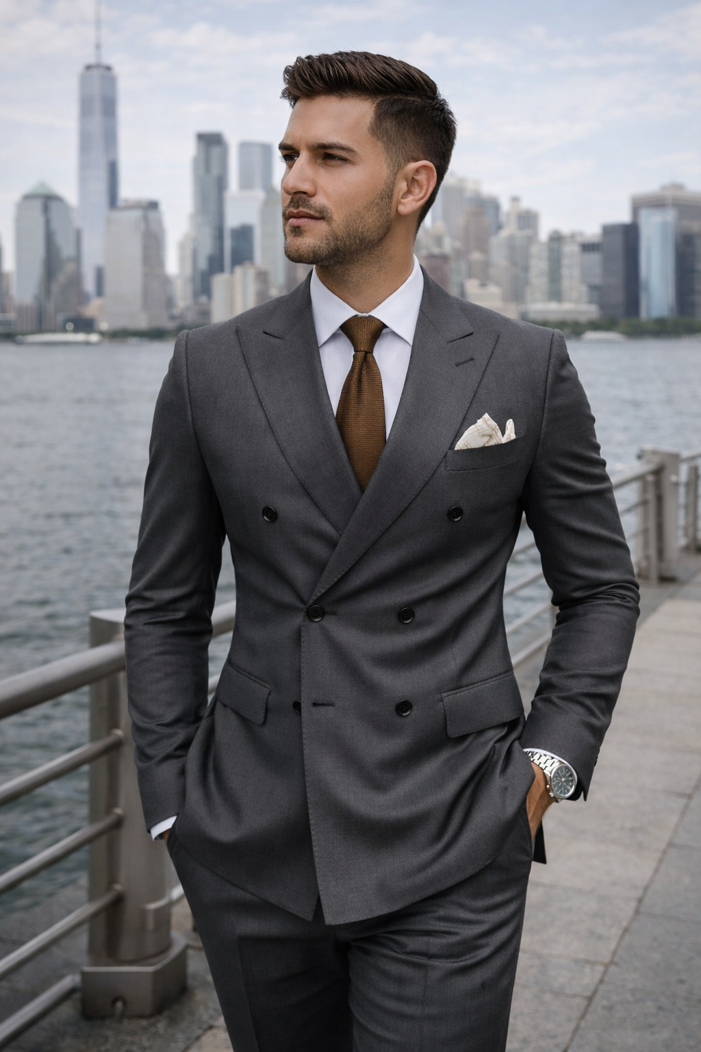 JAMES | DOUBLE-BREASTED SUIT FOR MEN