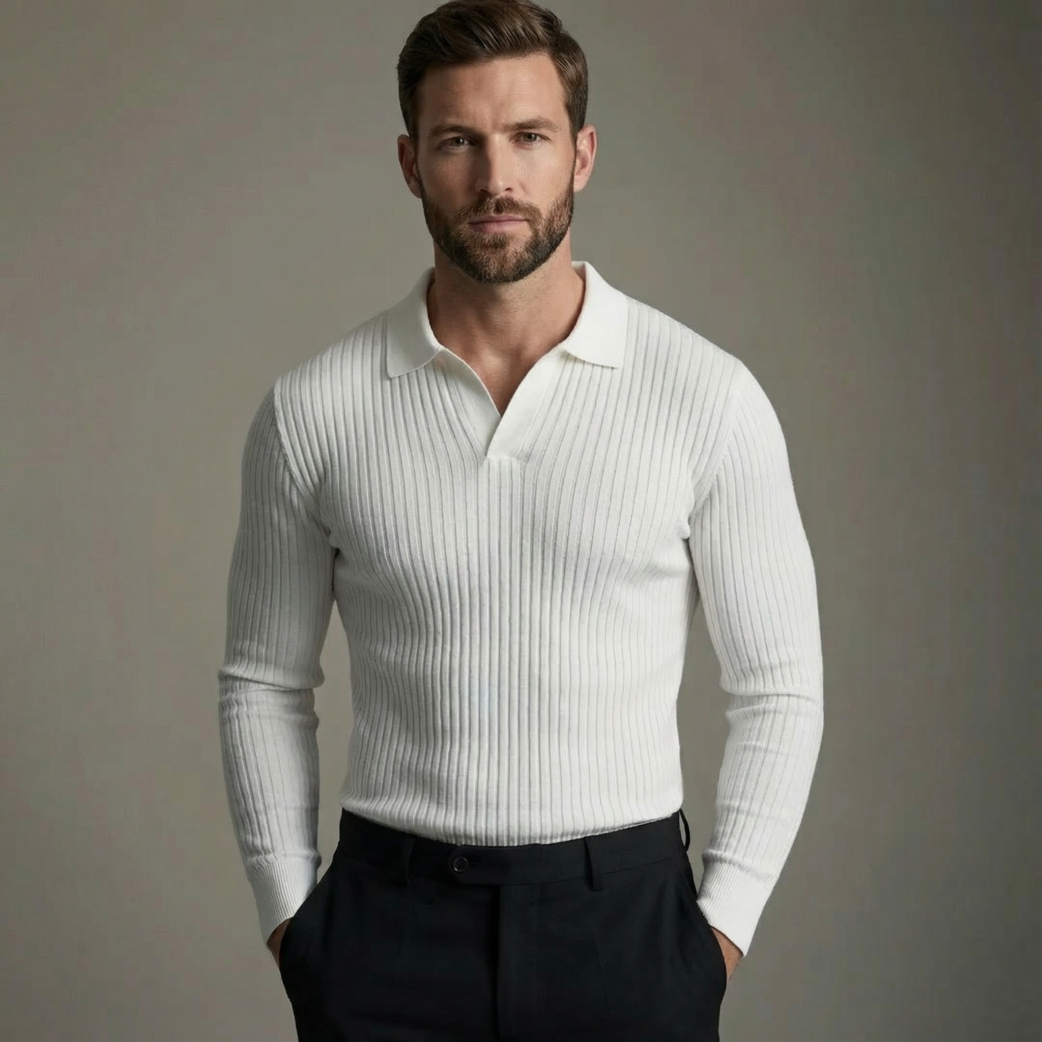JAMES™ | OPEN COLLAR SHIRT FOR MEN