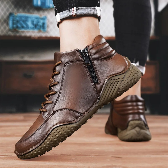 JAMES™ | MENS LEATHER ANKLE BOOTS