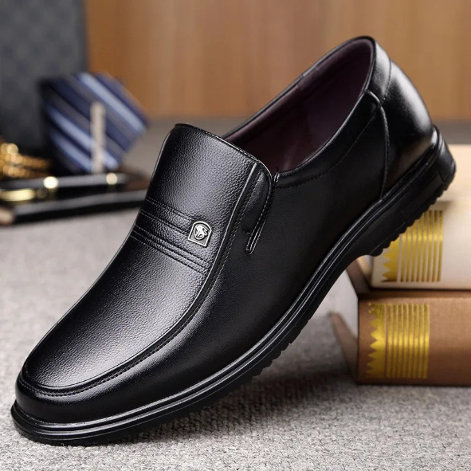 JAMES™ | Men's Semi-Gloss Leather Loafer