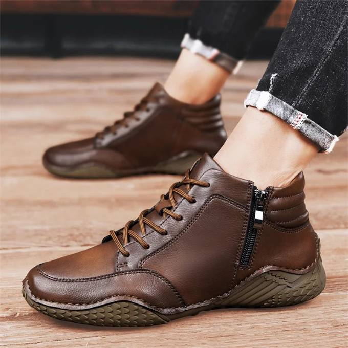 JAMES™ | MENS LEATHER ANKLE BOOTS