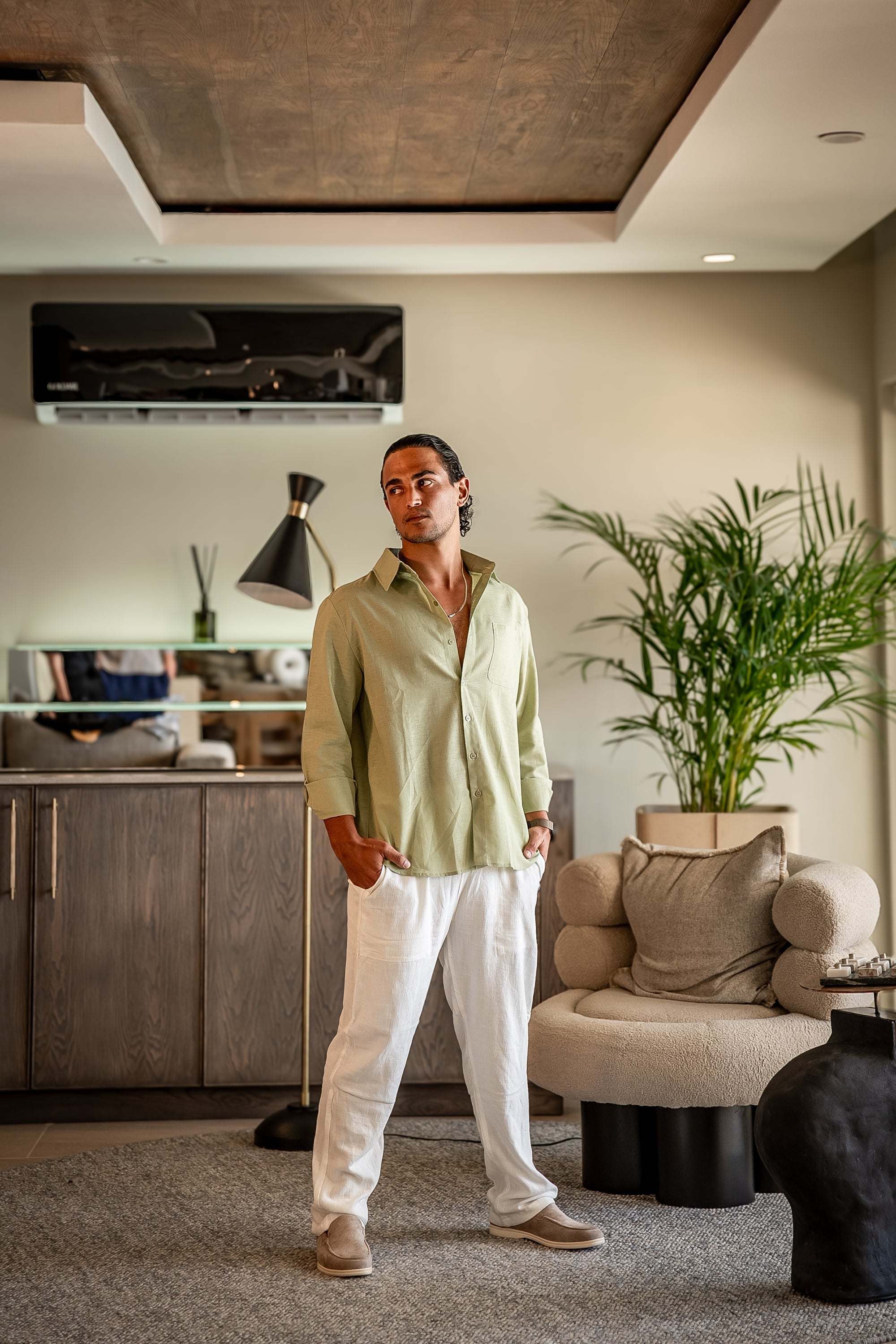 JAMES™ | LINEN COMBO (LONGSLEEVE)