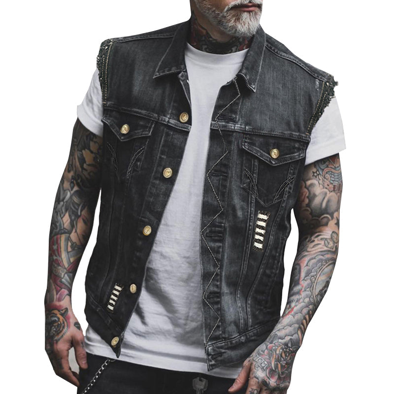 JAMES™ | Denim Gilet