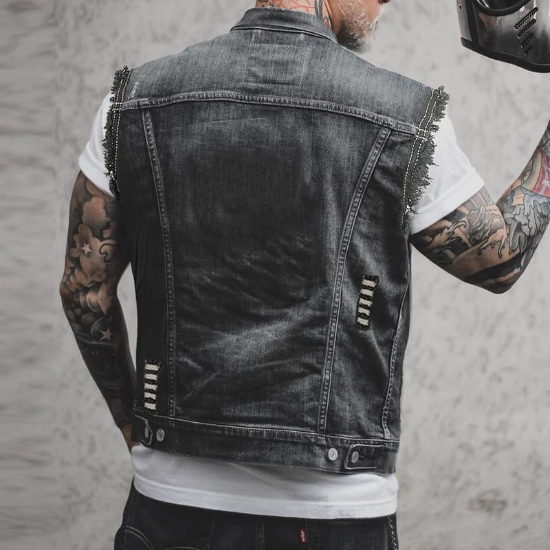 JAMES™ | Denim Gilet