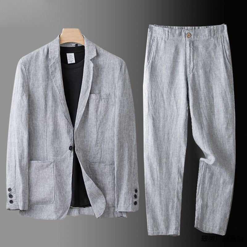JAMES™ | Men's Linen-Cotton Suit