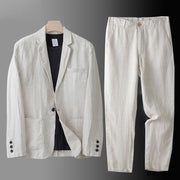 JAMES™ | Men's Linen-Cotton Suit