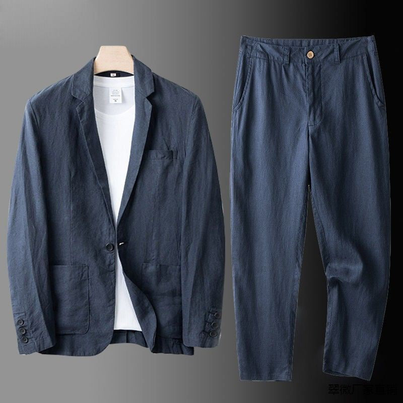 JAMES™ | Men's Linen-Cotton Suit