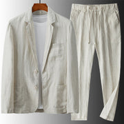 JAMES™ | Men's Linen Blazer & Trousers Set